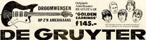 The Golden Earrings de Gruyter Beat gitaar